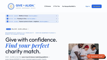 GIVE→ALIGN - AI Digital Philanthropy