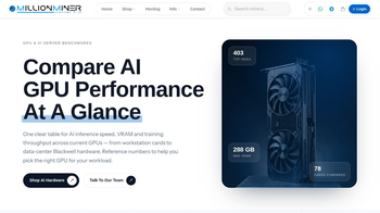 MillionMiner GPU & AI Benchmark Tool
