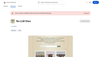 No LLM Sites