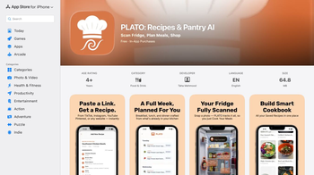 PLATO: Recipes & Pantry AI