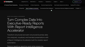 REPORT INTELLIGENCE AI ACCELERATOR