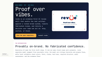revüe — Proof Workflow