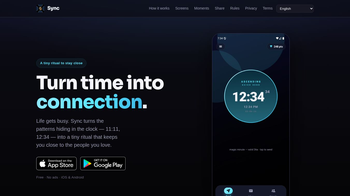 Sync — Turn time into connection