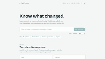 Topic Tracker