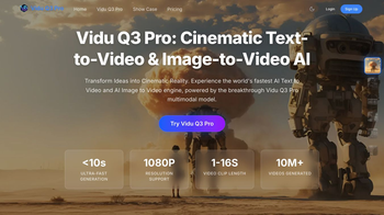 Vidu Q3 Pro AI Video Generator