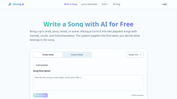 Wsong.ai