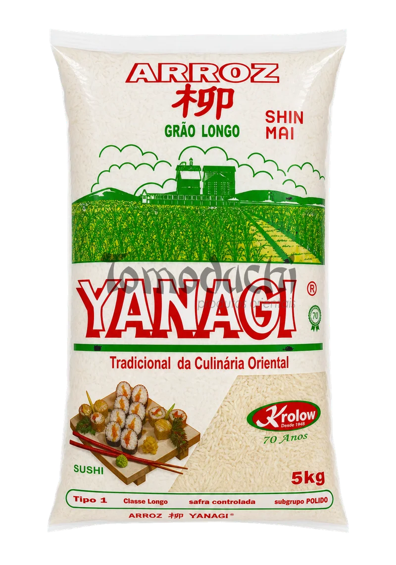 Arroz Japonês Grão Longo Yanagi