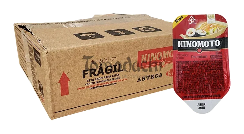 Caixa de Molho Shoyu Premium Hinomoto