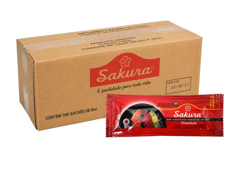 Caixa de Molho Shoyu Premium Sakura