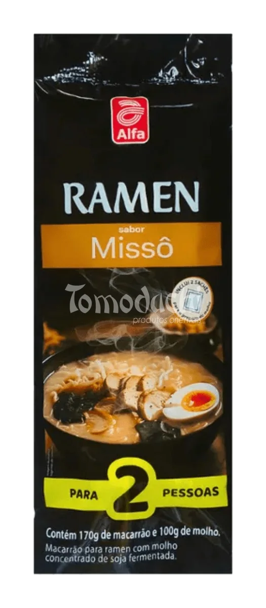 Macarrão Ramen Sabor Pasta de Soja Misso Alfa