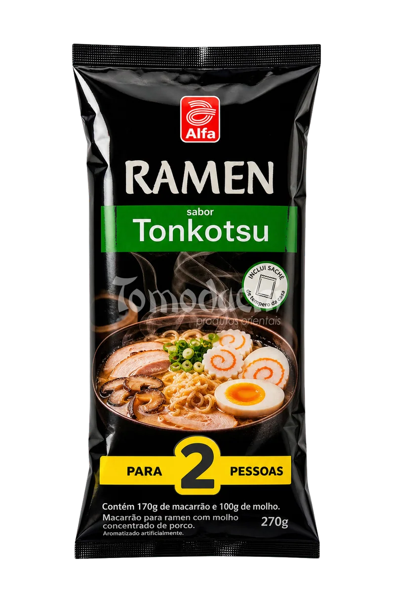 Macarrão Ramen Sabor Tonkotsu Alfa