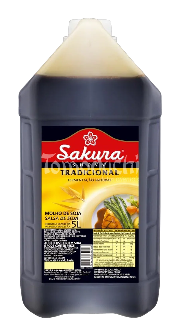 Molho Shoyu Tradicional Sakura