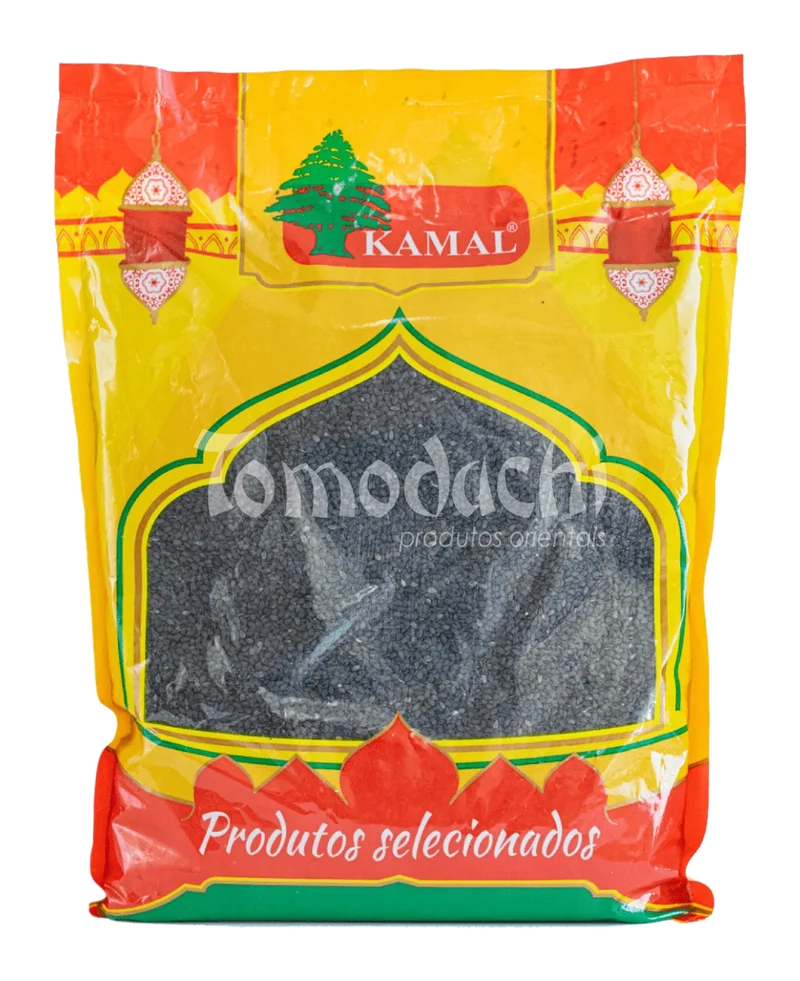 Sementes de Gergelim Preto Kamal