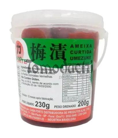 Conserva de Ameixa Umeboshi Casa Forte