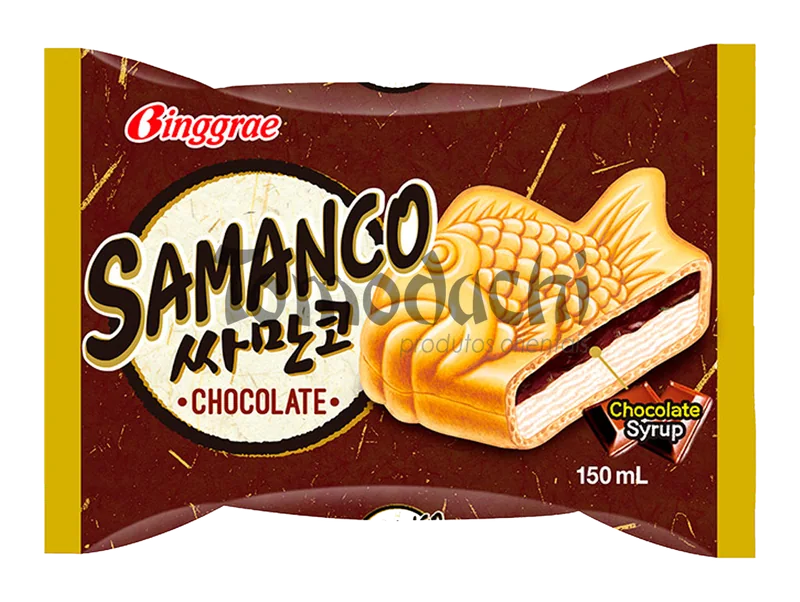 Sorvete Samanco de Waffle de Chocolate Binggrae