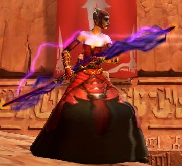 Chianna-sensuous-battle-stance-lightning