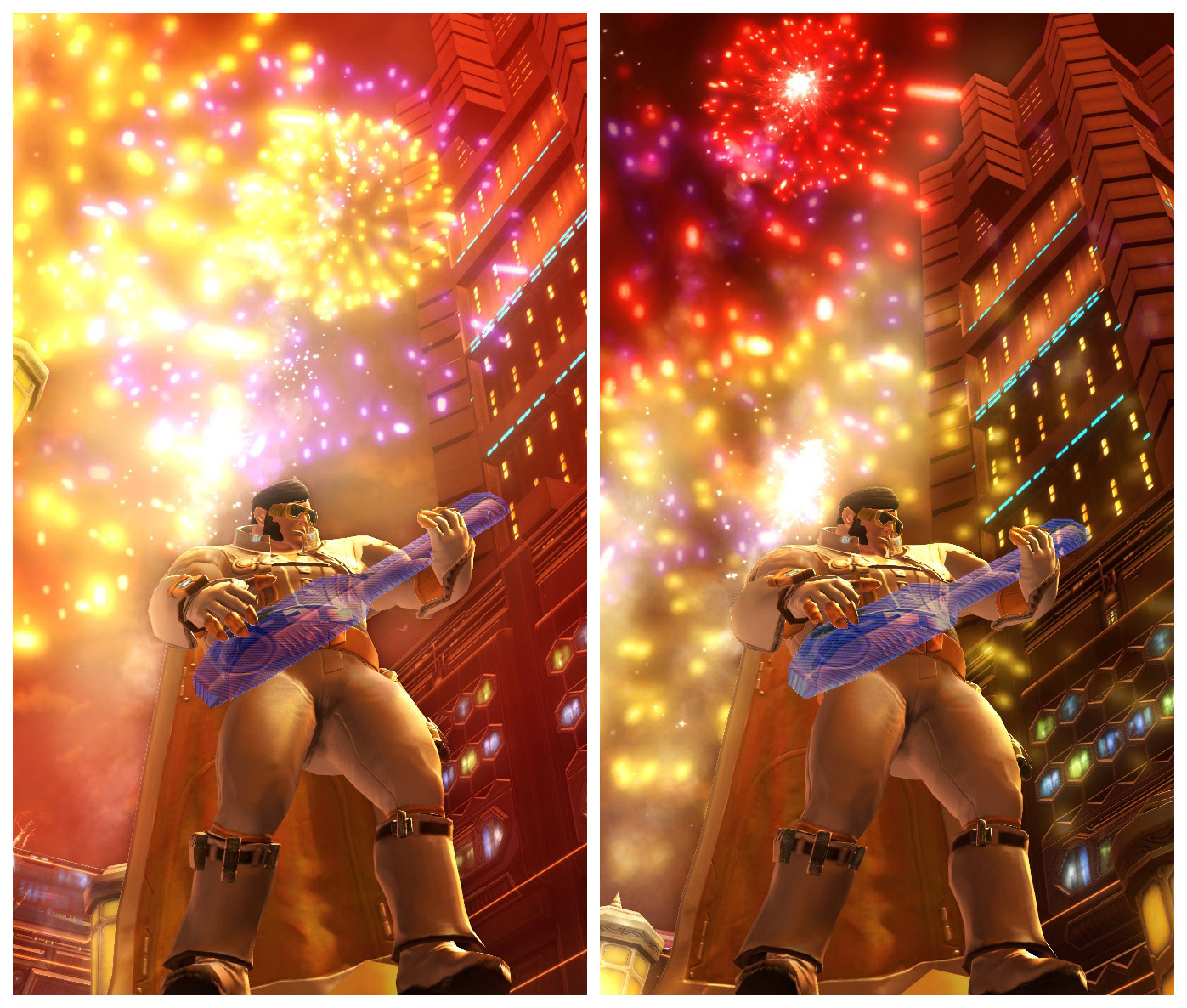 Xantha solo and Nar Shadda fireworks