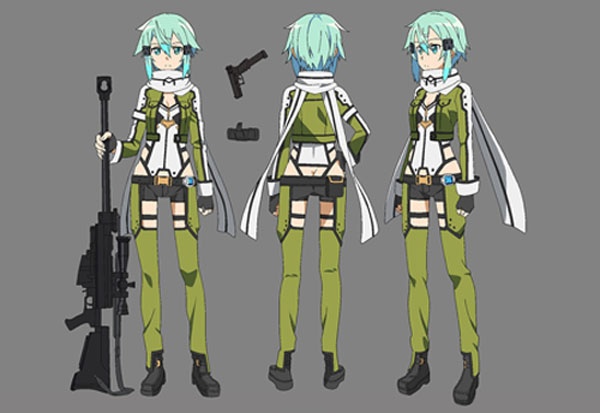 Sinon_Character_Design