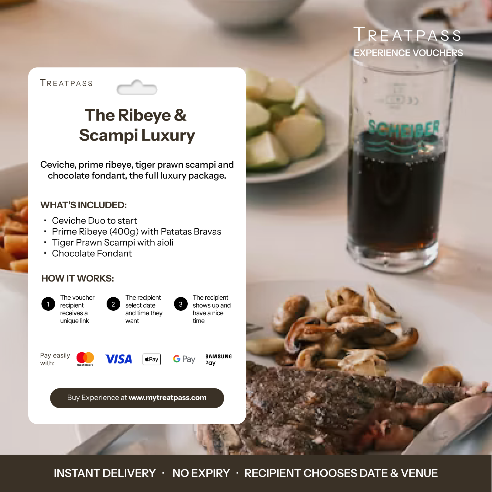 The Ribeye & Scampi Luxury