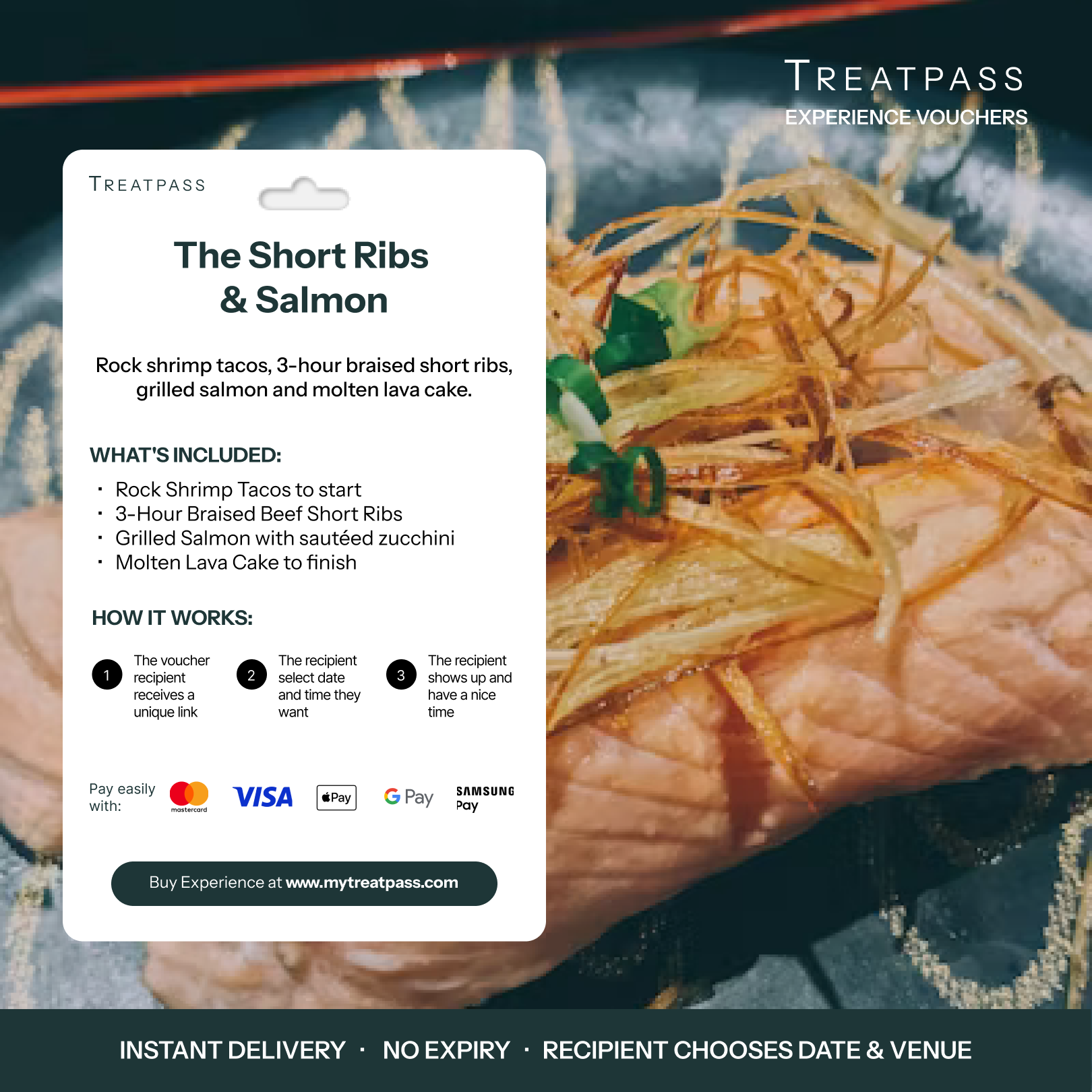 The Short Ribs & Salmon