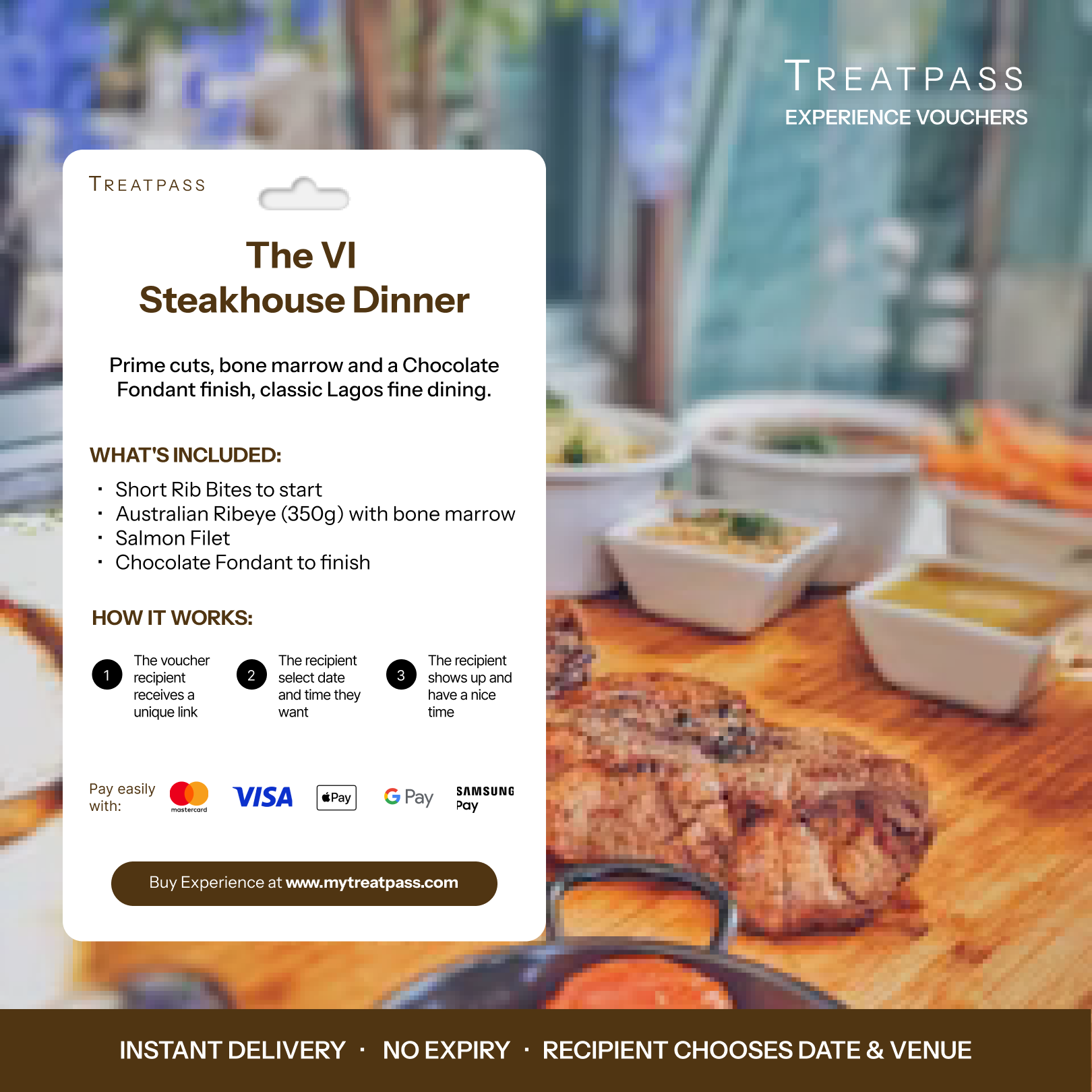 The VI Steakhouse Dinner