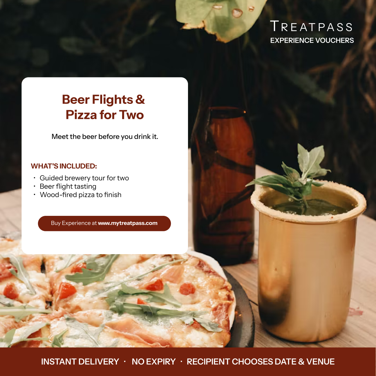 Beer Flights & Pizza for Two