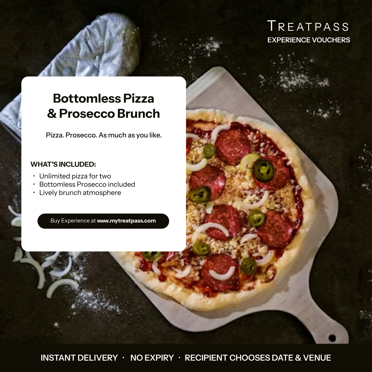 Bottomless Pizza & Prosecco Brunch