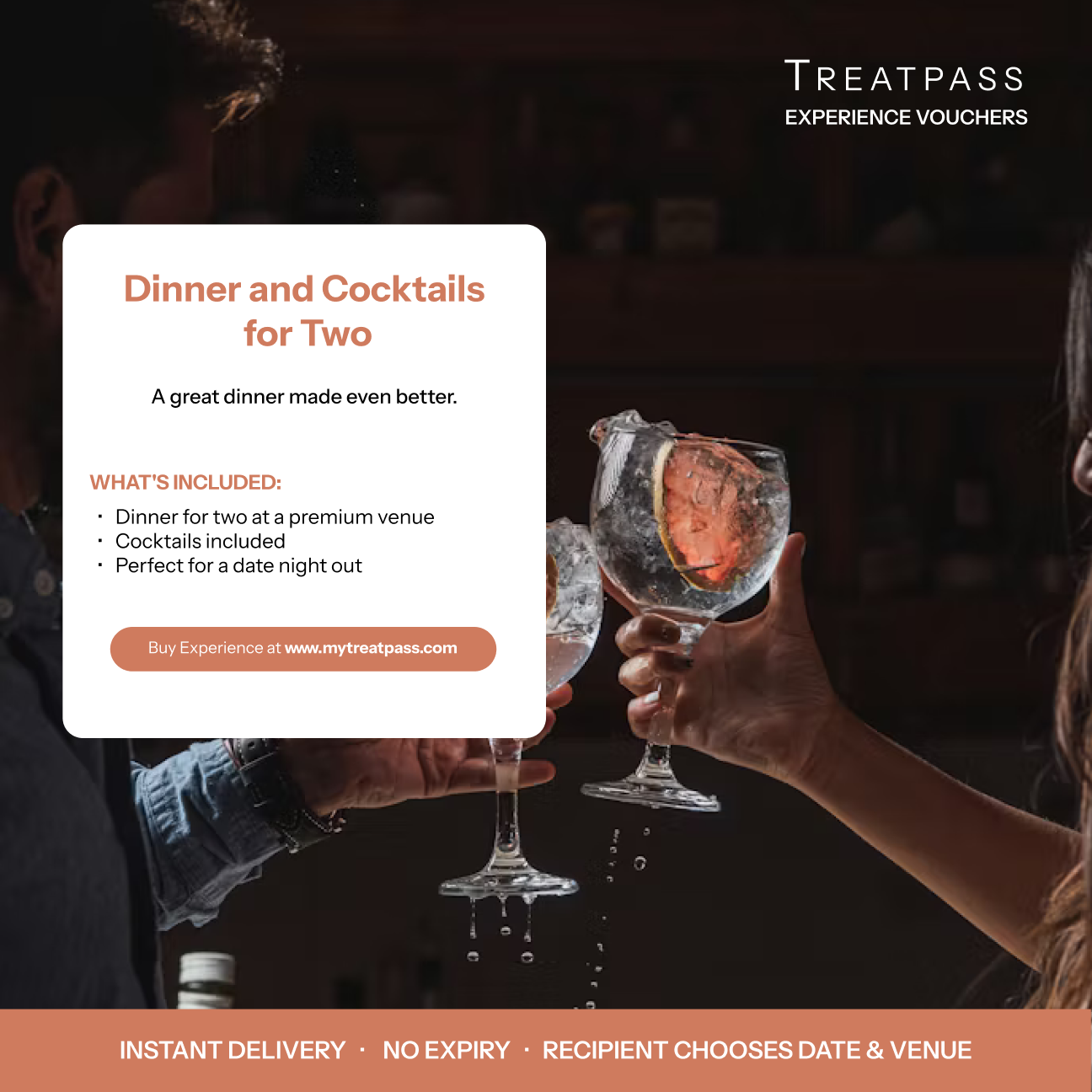 Dinner and Cocktails for Two