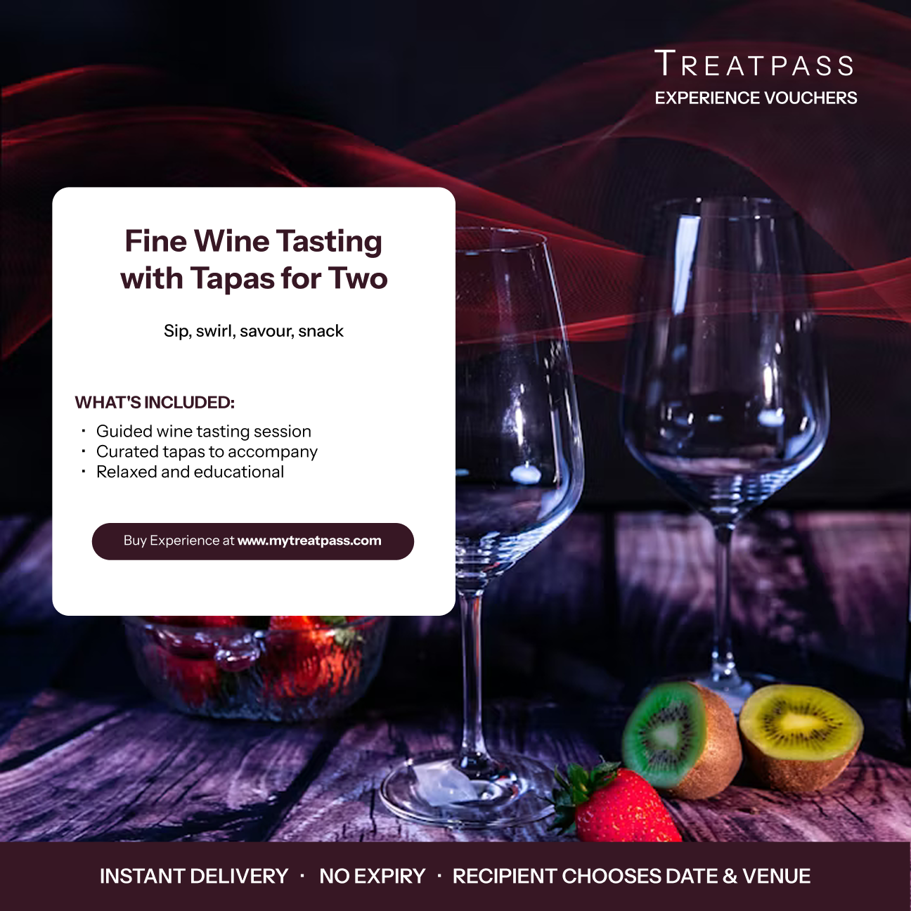 Fine Wine Tasting with Tapas for Two