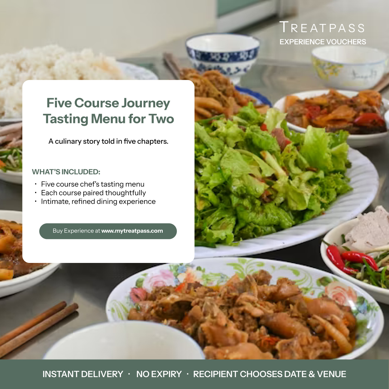 Five Course Journey Tasting Menu for Two