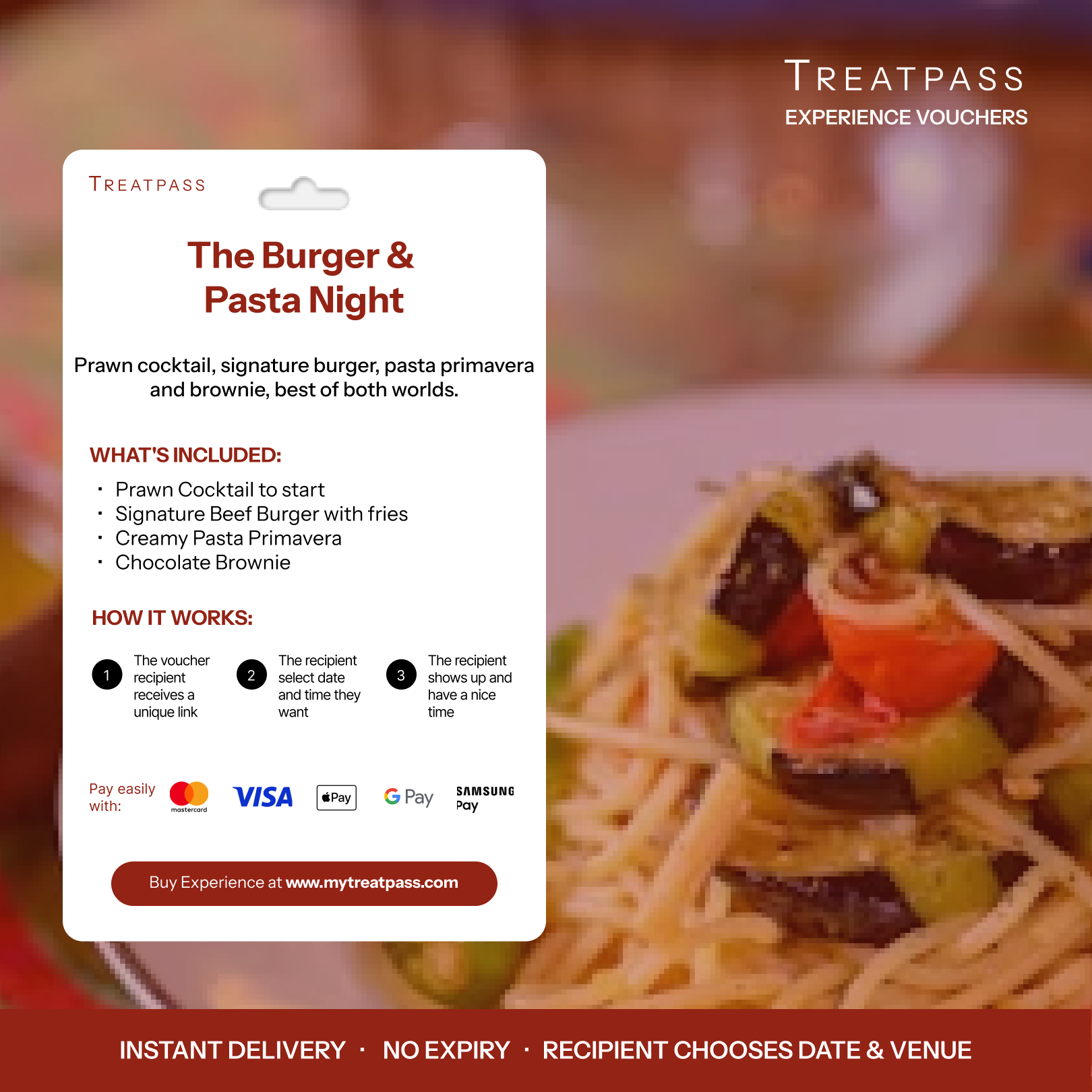 The Burger & Pasta Night