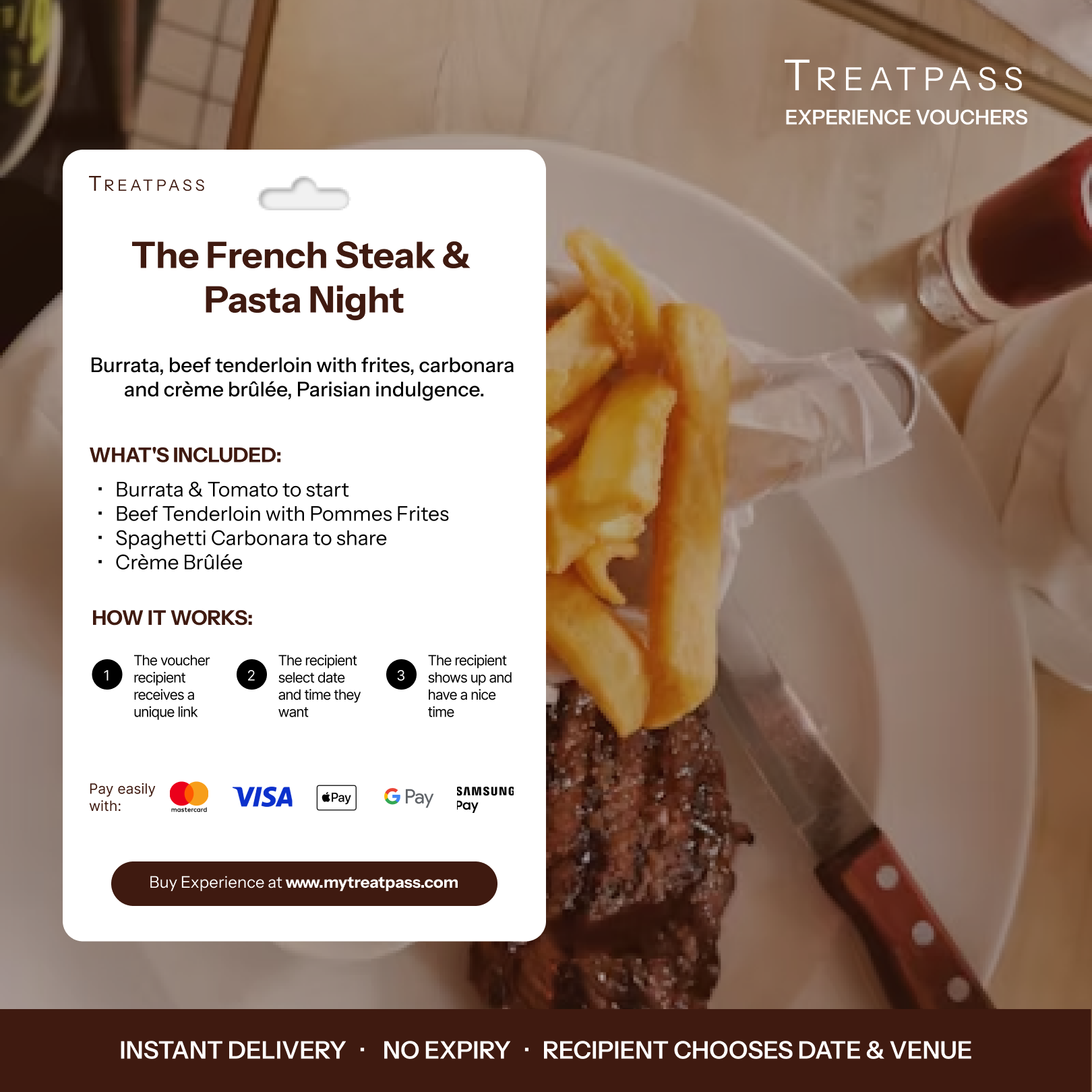 The French Steak & Pasta Night