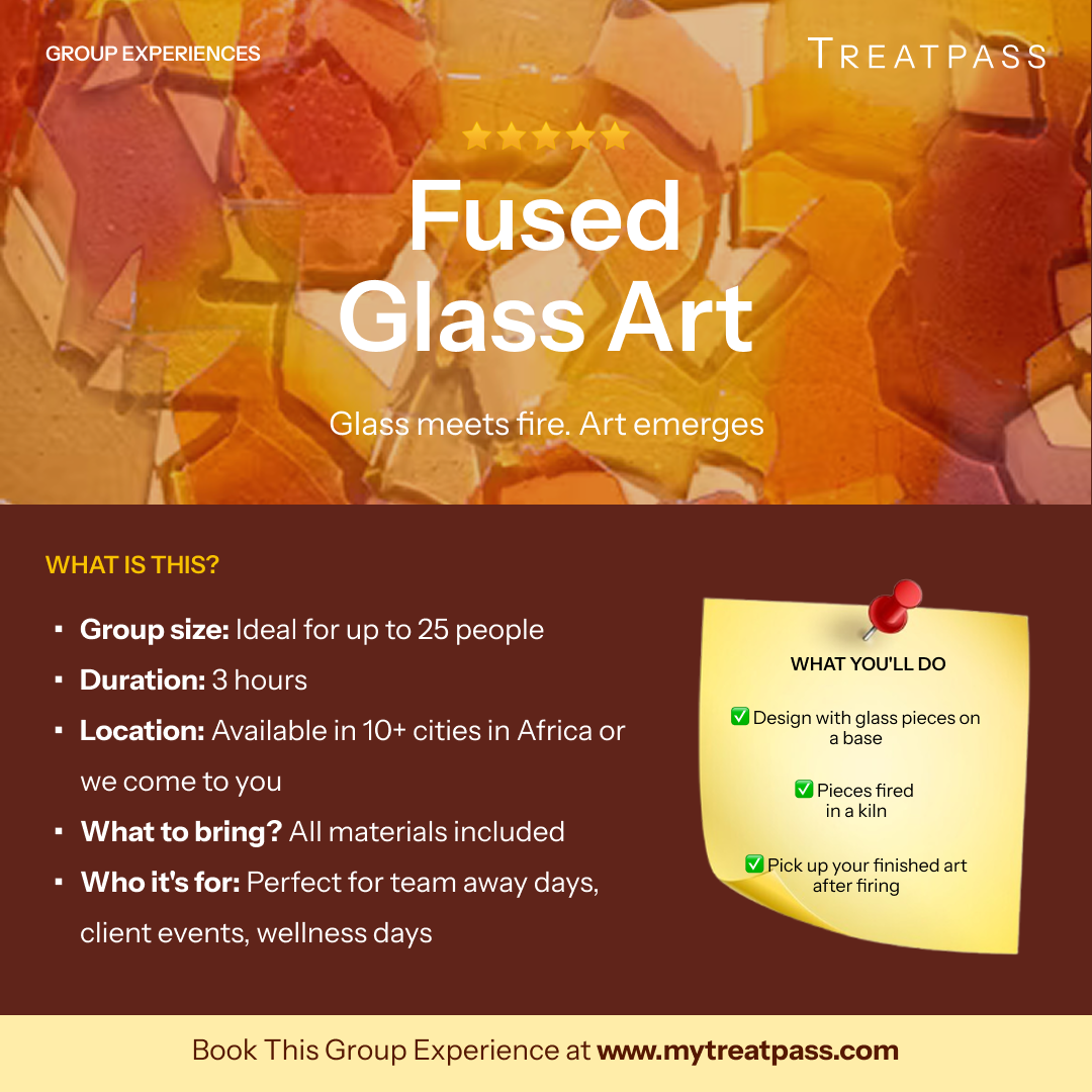 Fused Glass Art group experience – TreatPass Africa