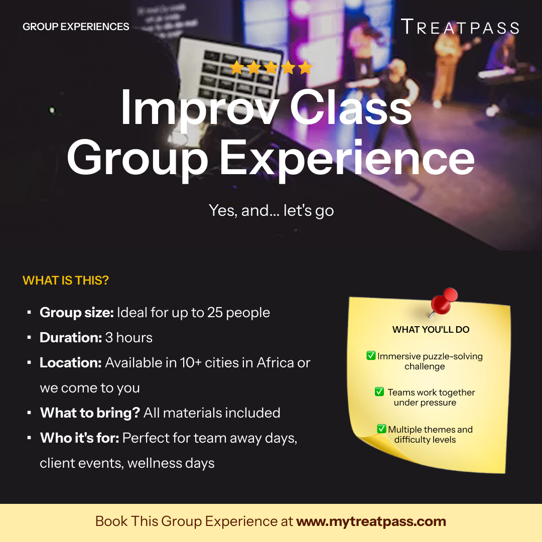 Improv Class group experience – TreatPass Africa