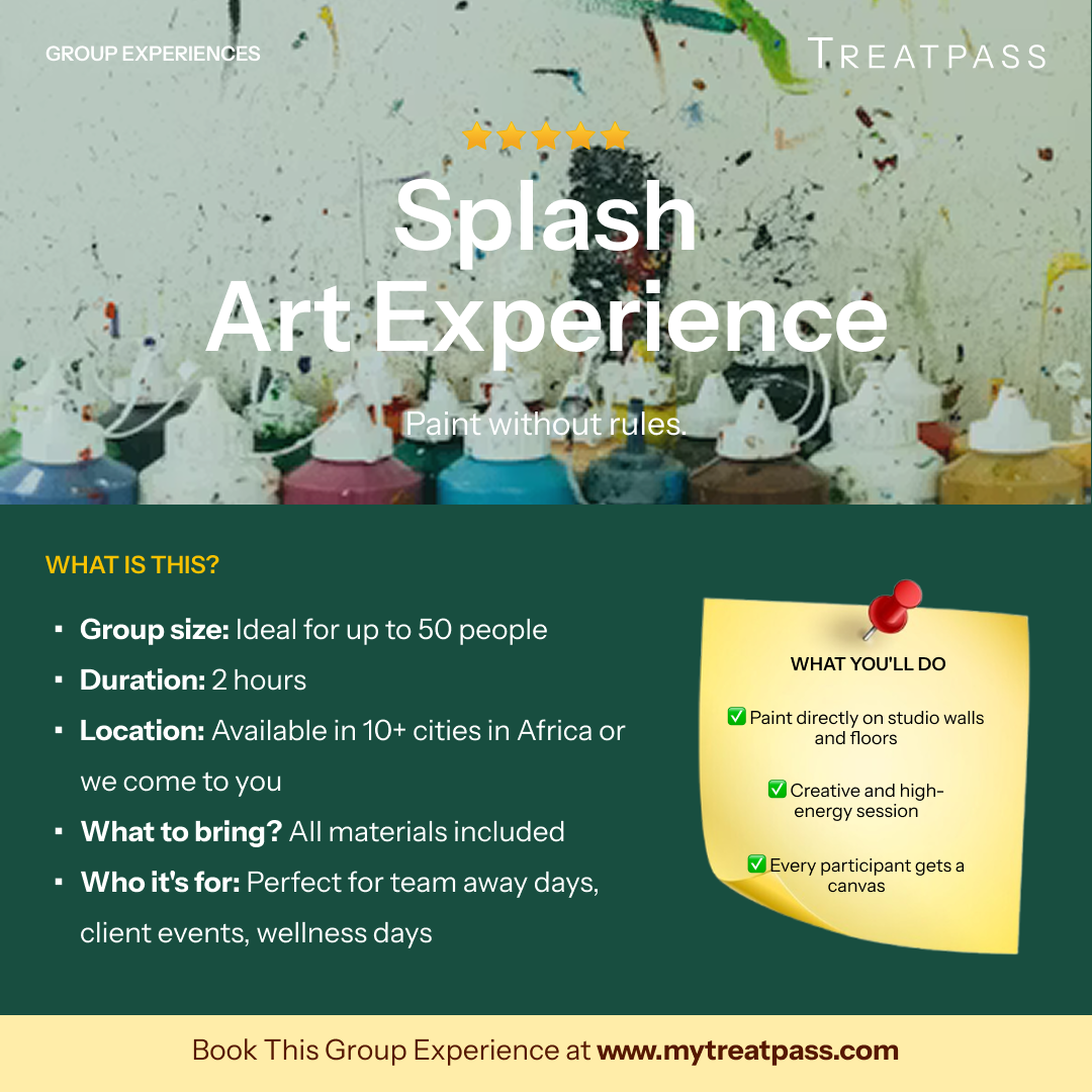 Splash Art Experience group experience – TreatPass Africa