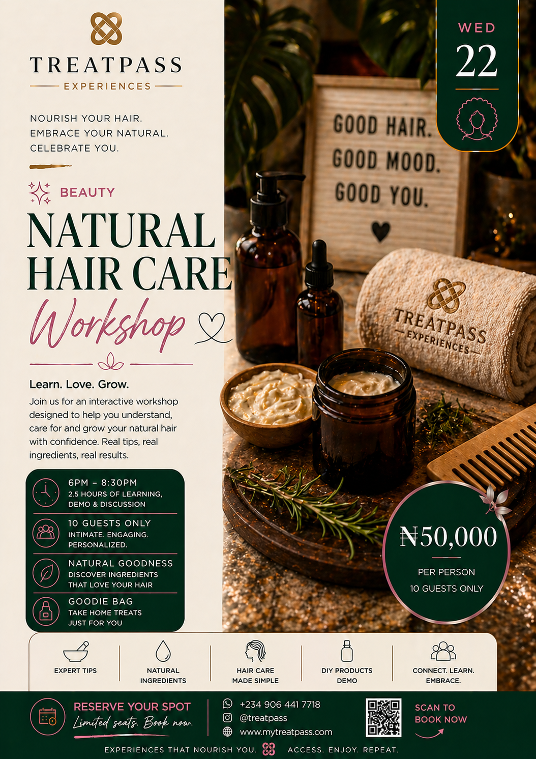 Natural Hair Care Workshop