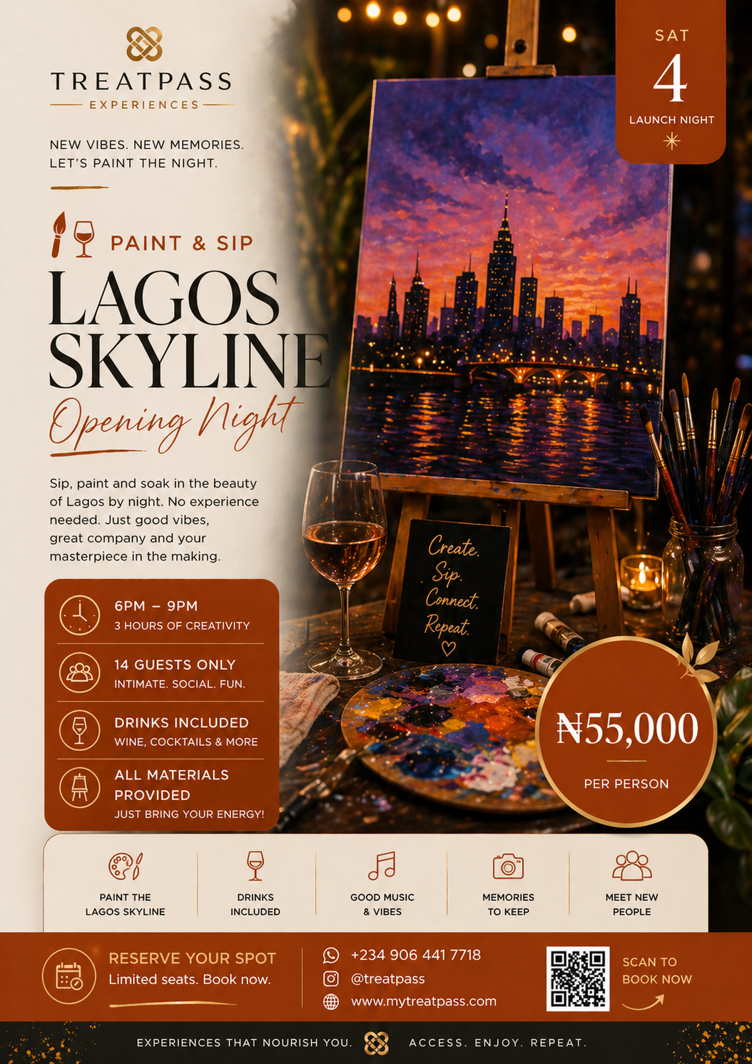 Lagos Skyline — Opening Night