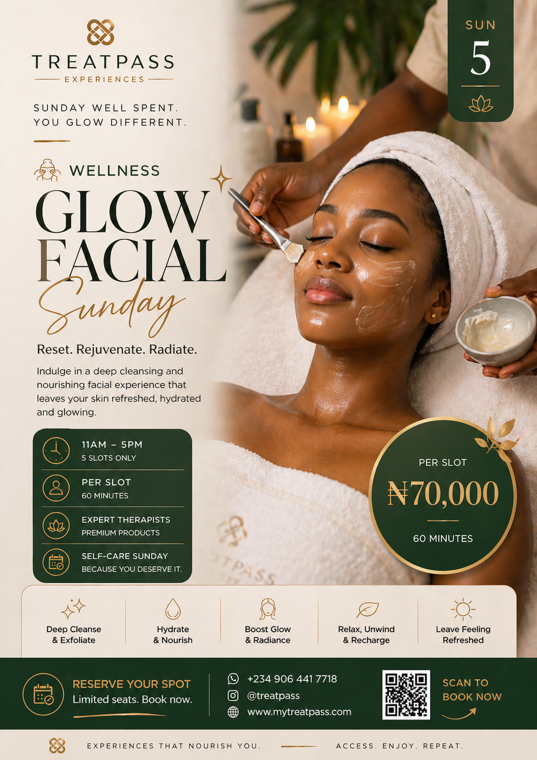 Glow Facial Sunday
