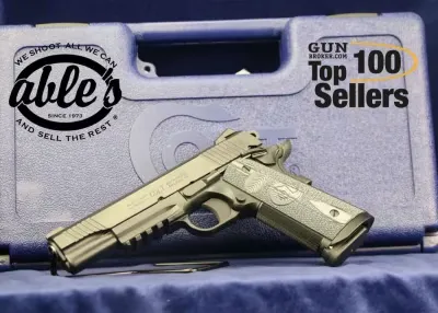 Colt 1911 Government CCU Rail O1080RGCCU, 45 ACP, 5", Black, 8 Rds, NIB
