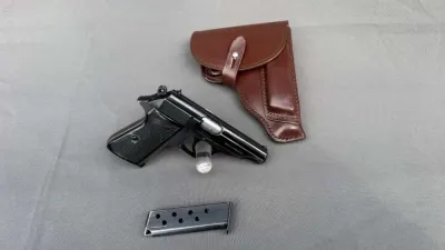 Walther PP Mfg'd 1965 w/Spare Magazine and Reproduction Holster
