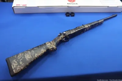 Ruger Model 77/357 Rifle 357MAG M77 NOX CAMO 18" Threaded 07421 NEW 357 MAG