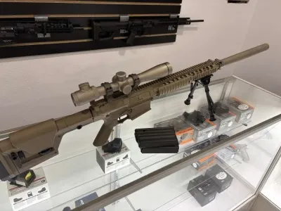 PRISTINE LIKE NEW LEGACY KNIGHTS ARMAMENT M110 CLONE W/ M110 SUPPRESSOR