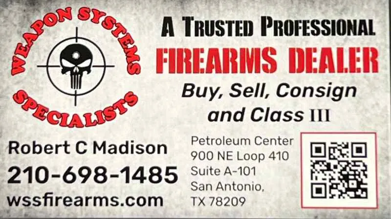 Weapon Systems Specialists Gun Shop!!! for sale in San Antonio Texas