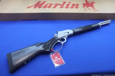 Marlin 1894 TRAPPER Carbine Rifle 357 Stainless 16" THREADED 70452 SKINNER