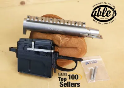 Nesika 338 Lapua Receiver 20 MOA Rail With Bottom Metal and Box Magazine