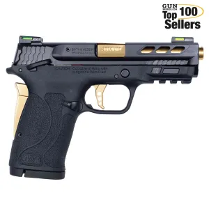 SMITH & WESSON Pc M&P 380 SHIELD EZ M2.0 Gold Ported Barrel Pistol (12719)