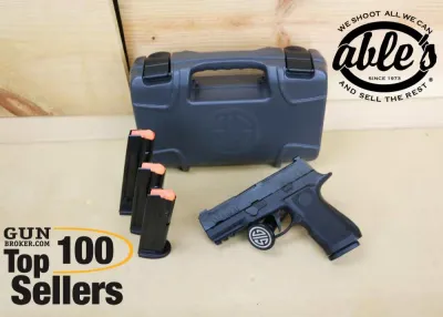 Sig Sauer P320 X-Compact Pistol , 9mm , 3.6", Black Polymer Grip, 15 Rds
