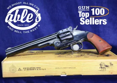 Uberti 1875 No. 3 2nd Model Top Break Revolver U348500, 45 Colt, 7", NIB