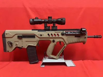 IWI US Tavor SAR 16.5" BBL FDE Bullpup Rifle Monstrum 2-7x Scope 1 30rd