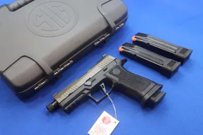 Sig Sauer P320 X-CARRY 2-TONE Pistol 9MM 21RD 4.6" Threaded GREEN SA 320 OR